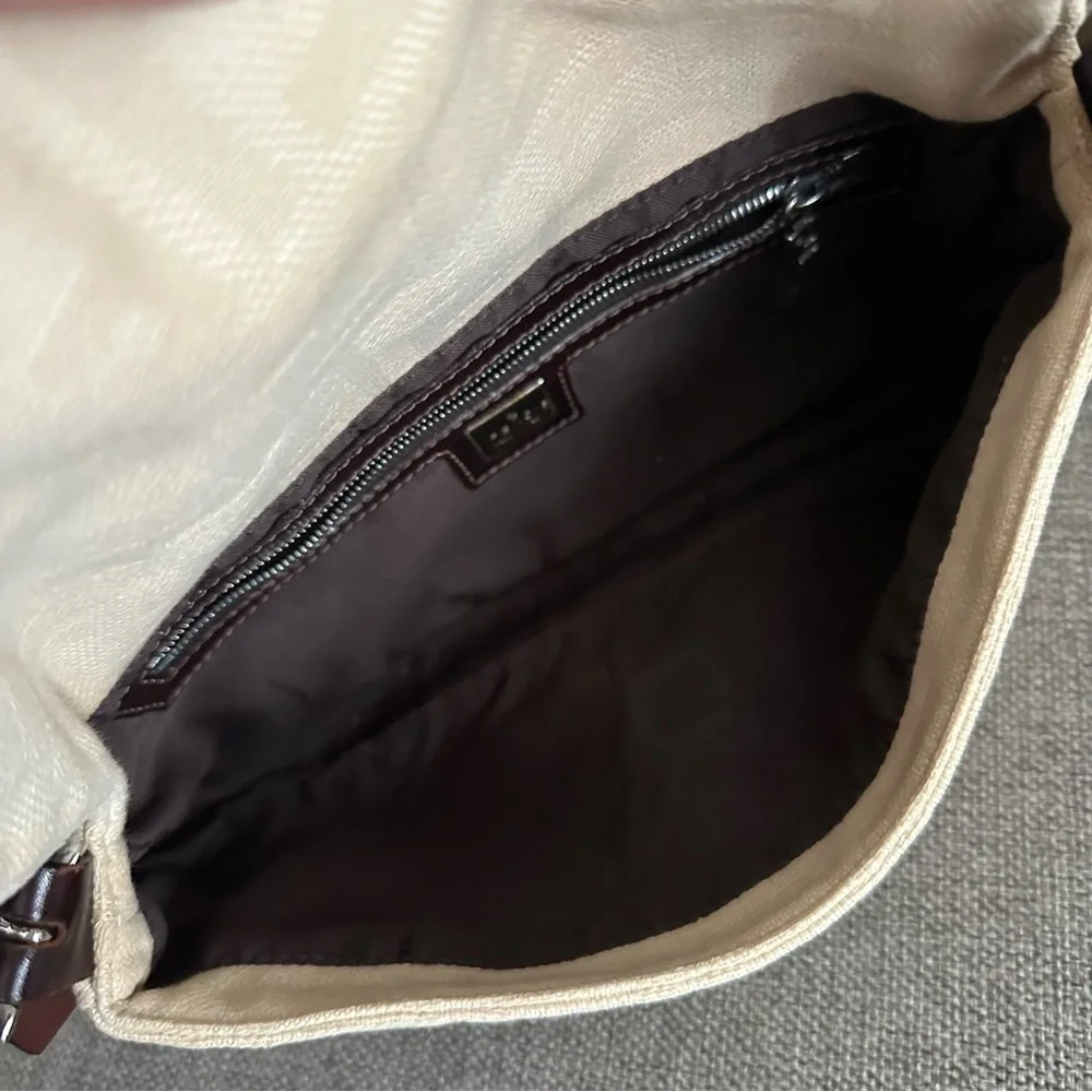 Vintage Fendi FF Zucca Baguette